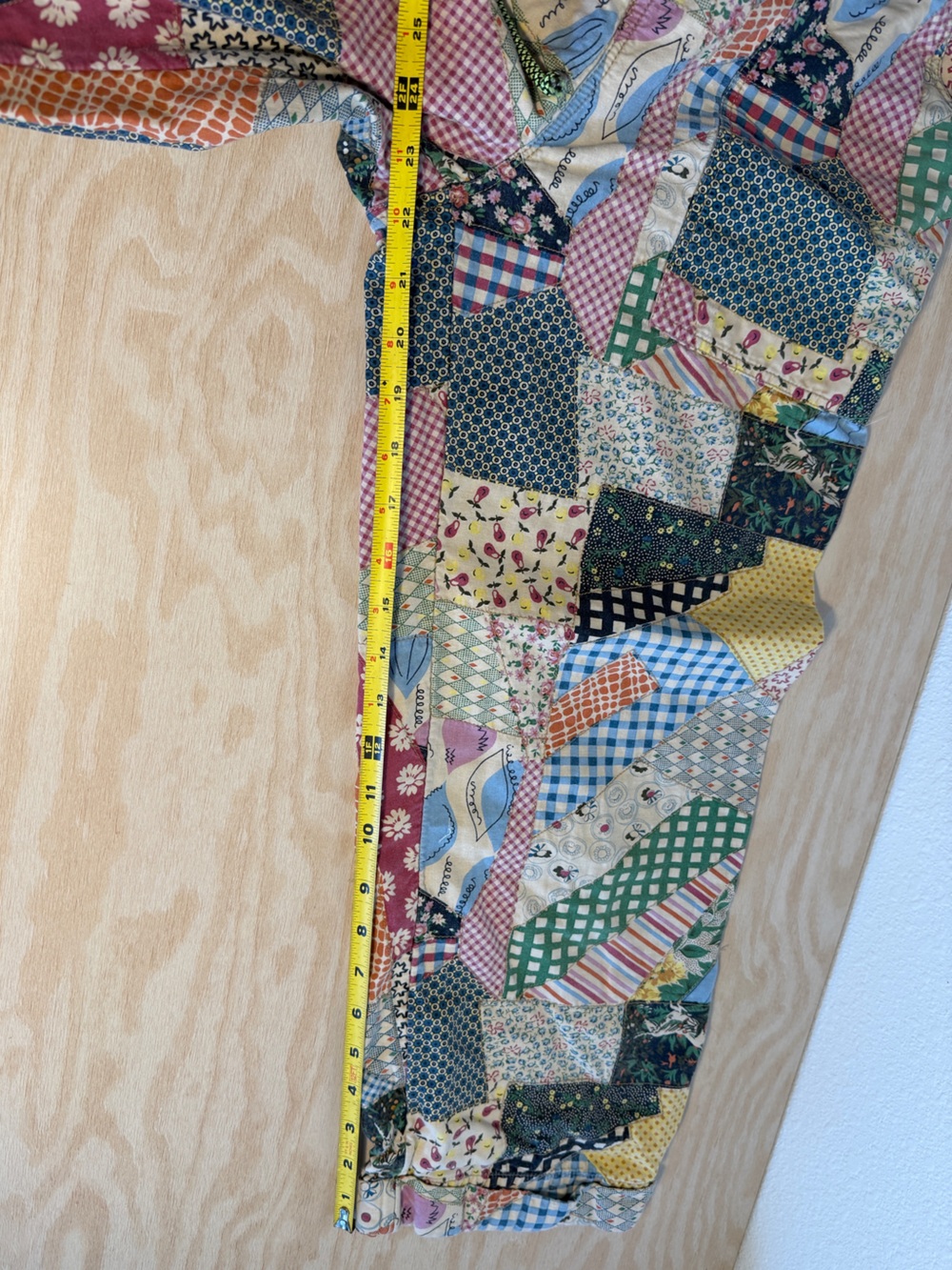 Kimchi Blue patchwork Magnolia Pearl style miner pants provision trousers - Picture 16 of 16